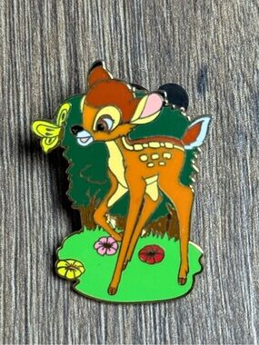 Bambi Orange Fawn Enamel Pin - Disney 2008 Collectable